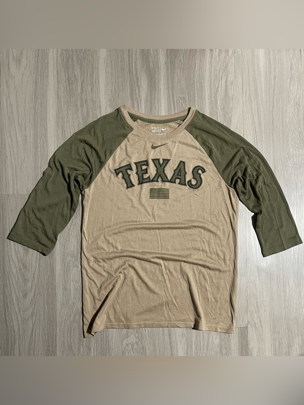 Nike Texas Rangers Raglan Sleeve Shirt